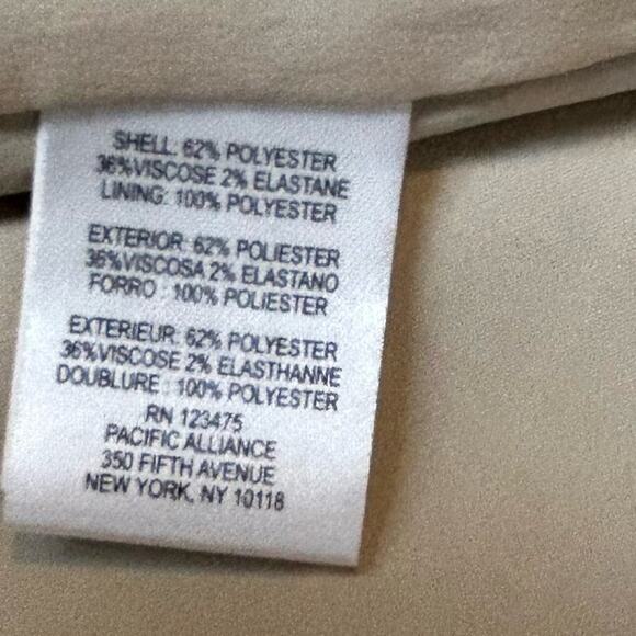 Tahari ASL Plaid Skirt Womens Size 18 Tan Black Turquoise Lined Career Work NWT - Picture 8 of 12